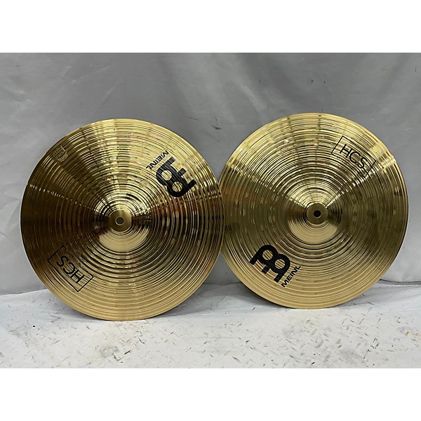 Used MEINL Used MEINL 14in HCS Hi Hat Pair Cymbal