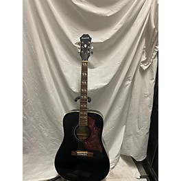 Used Epiphone Used Epiphone Hummingbird Black Acoustic Guitar