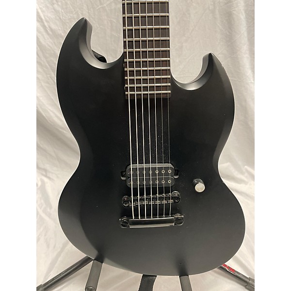 Used ESP Used ESP LTD BLACK METAL VIPER 7 Black Solid Body Electric Guitar