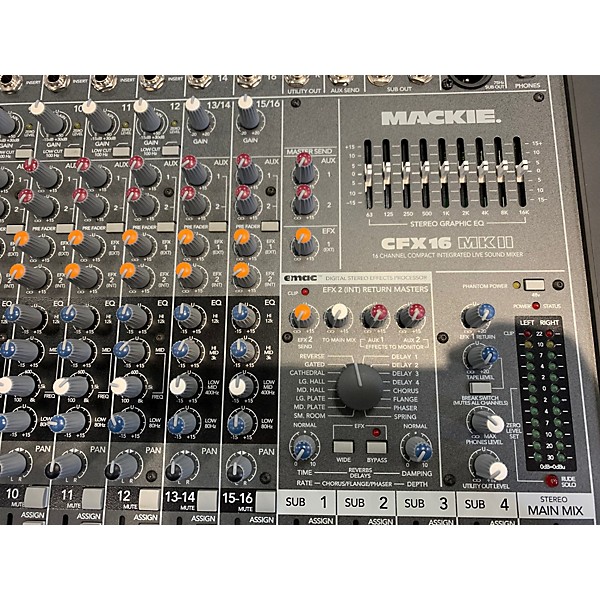 Used Mackie CFX16 MKII Unpowered Mixer