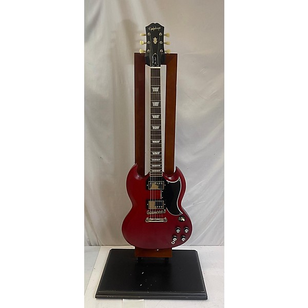 Used Epiphone Used Epiphone Les Paul SG Standard Aged Sixties Cherry Solid Body Electric Guitar