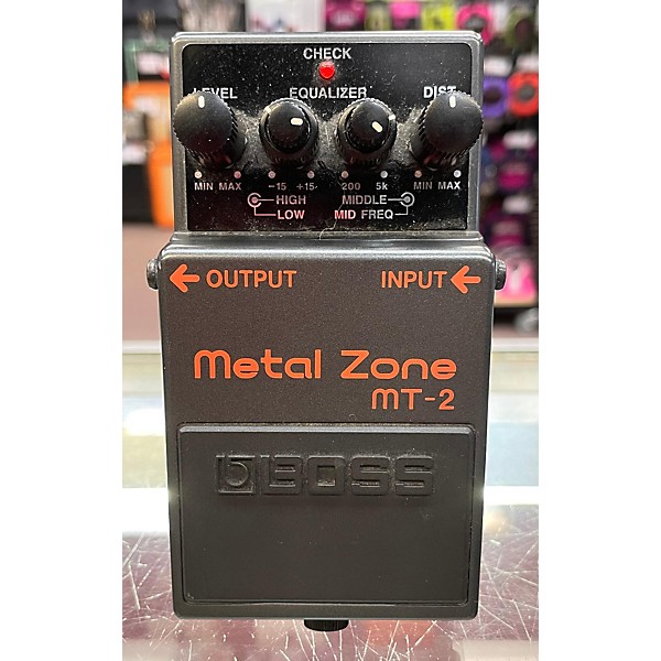 Used BOSS Used BOSS MT2 Metal Zone Distortion Effect Pedal