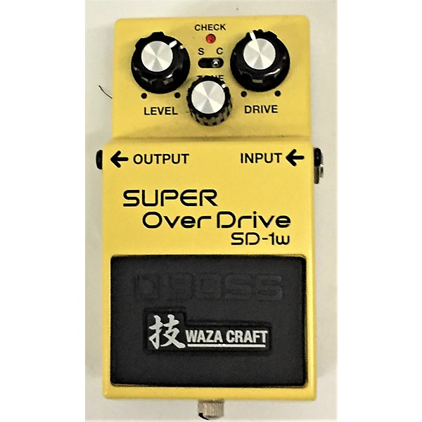 Used BOSS SD1W Super Overdrive Waza Craft Effect Pedal