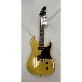 Used Squier Used Squier Paranormal Stratosonic Yellow Solid Body Electric Guitar