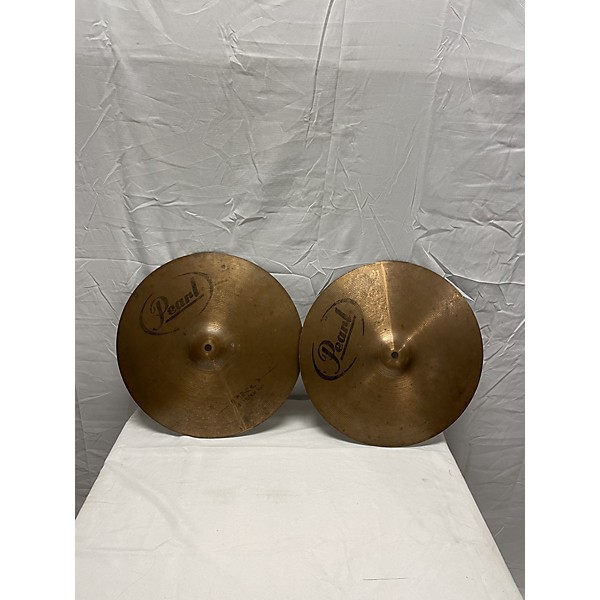 Used Pearl 14in Pro Hi Hat Pair Cymbal