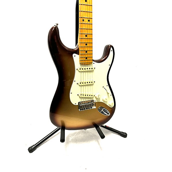 Used Fender Used Fender American Ultra Stratocaster Brown And Gold Solid Body Electric Guitar