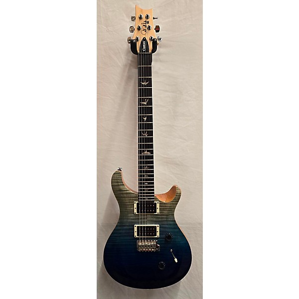 Used PRS Used PRS SE Custom 24 Electric Blue Fade Solid Body Electric Guitar