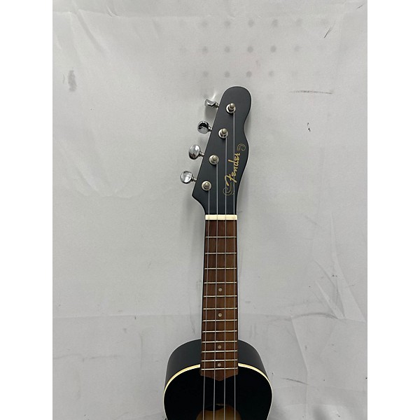 Used Fender Used Fender California Coast Uke Black Ukulele