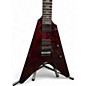 Used Schecter Guitar Research Used Schecter Guitar Research V 1 Apocalypse Trans Crimson Red Solid Body Electric Guitar