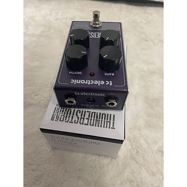 Used TC Electronic Thunderstorm Flanger Effect Pedal