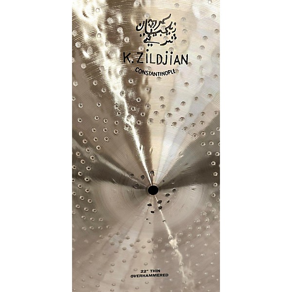 Used Zildjian 22in K Constantinople Thin Overhamm Ride Cymbal