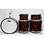 Used Used Independent Drum Lab 5 piece Flex Tuned Maple Drum Set Mahogany Stain Drum Kit thumbnail