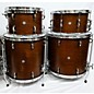 Used Used Independent Drum Lab 5 piece Flex Tuned Maple Drum Set Mahogany Stain Drum Kit