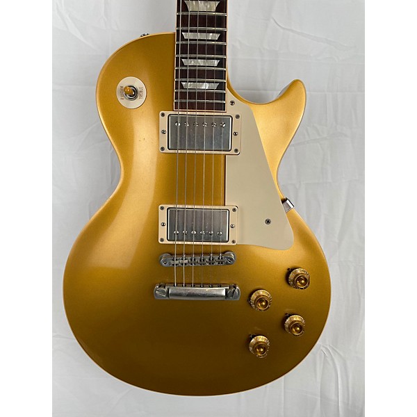 Used Gibson Used Gibson LPR7 1957 Les Paul Reissue Gold Solid Body Electric Guitar