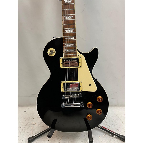 Used Epiphone Used Epiphone Les Paul Standard Ebony Solid Body Electric Guitar