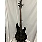 Used Sterling by Music Man Used Sterling By Music Man Ray34HH Burl Top Trans Black Electric Bass Guitar thumbnail