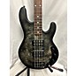 Used Sterling by Music Man Used Sterling By Music Man Ray34HH Burl Top Trans Black Electric Bass Guitar