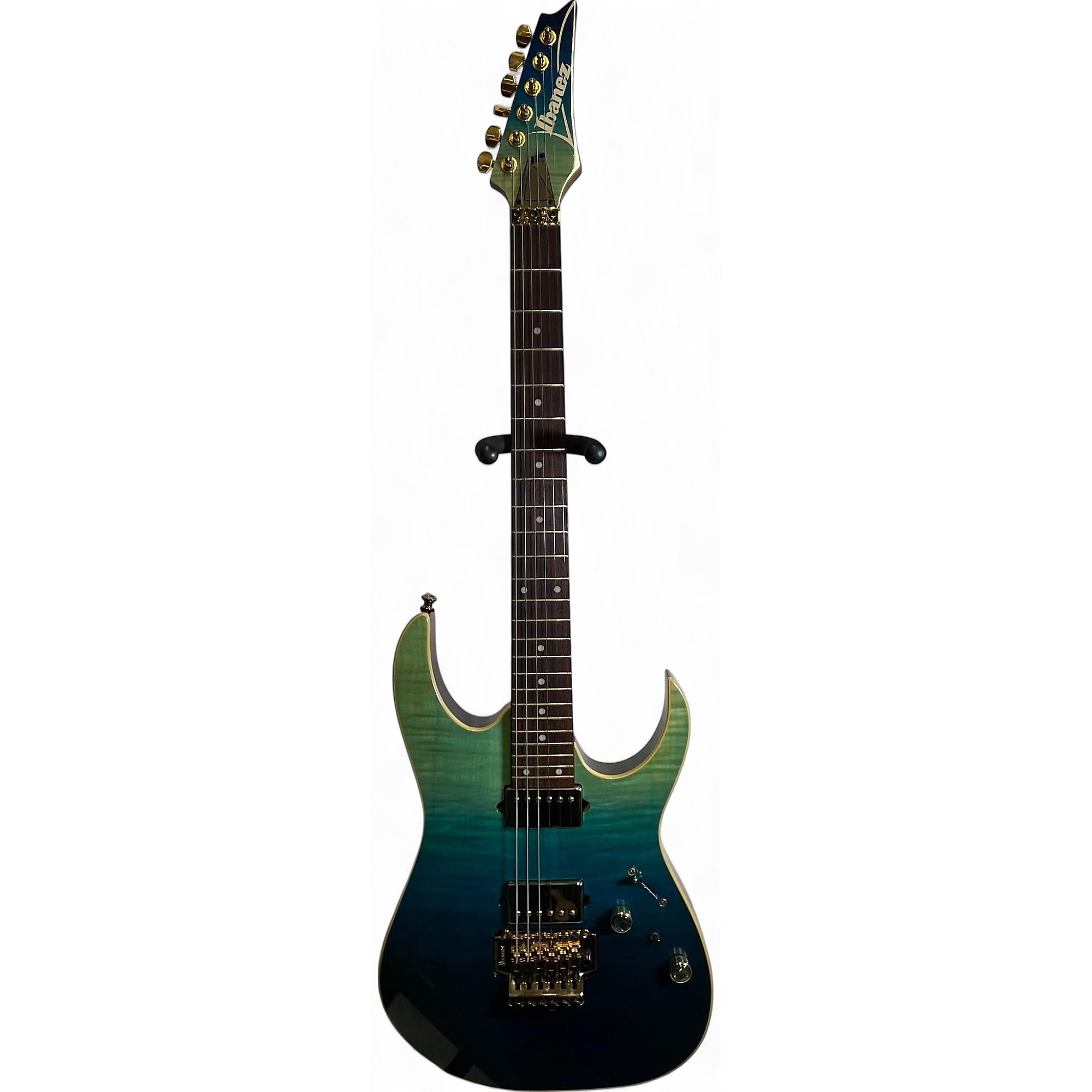 Used Ibanez RG420HPFM Solid Body Electric Guitar Blue Reef | Guitar Center