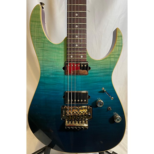 Used Ibanez Used Ibanez RG420HPFM Blue Reef Solid Body Electric Guitar