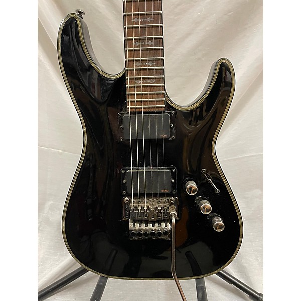 Used Schecter Guitar Research Used Schecter Guitar Research Hellraiser C1 Floyd Rose Black Solid Body Electric Guitar