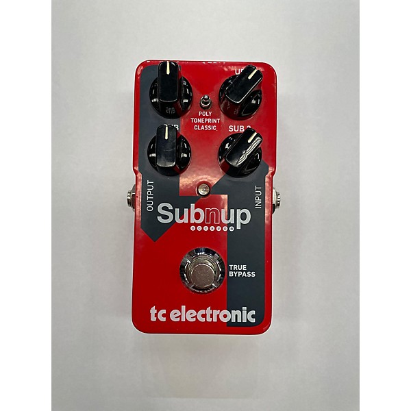 Used TC Electronic Sub N Up Octaver Effect Pedal