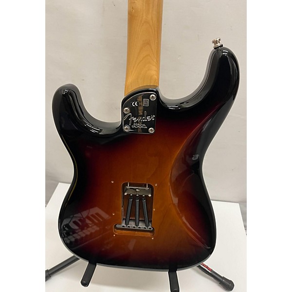 Used 2016 Fender American Elite Stratocaster HSS Shawbucker DARK SUNBURST Solid Body Electric Guitar