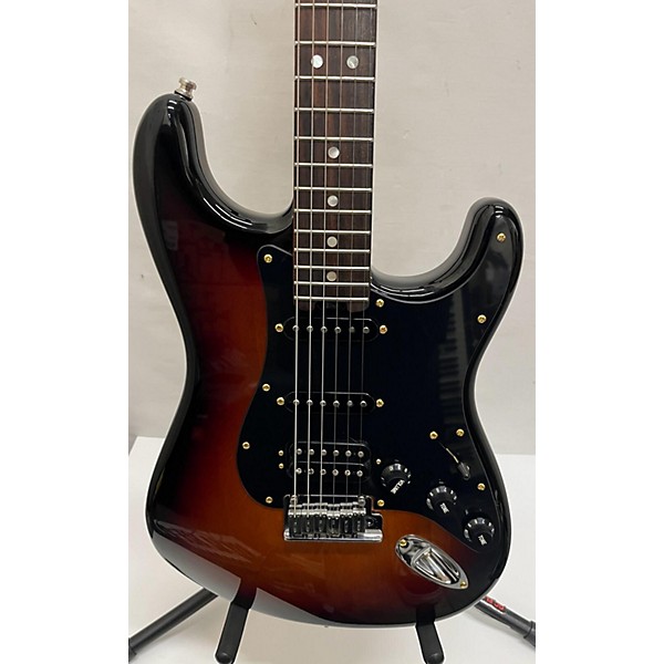 Used 2016 Fender American Elite Stratocaster HSS Shawbucker DARK SUNBURST Solid Body Electric Guitar