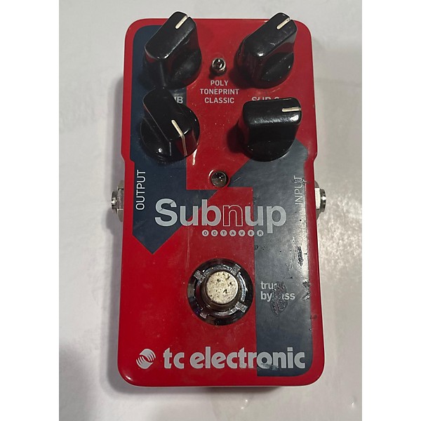 Used TC Electronic Sub N Up Octaver Effect Pedal