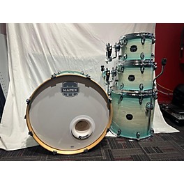 Used Mapex Used 2020s Mapex 4 piece Armory Exotic (maple/Birch Hybrid) Ultramarine Gloss Drum Kit