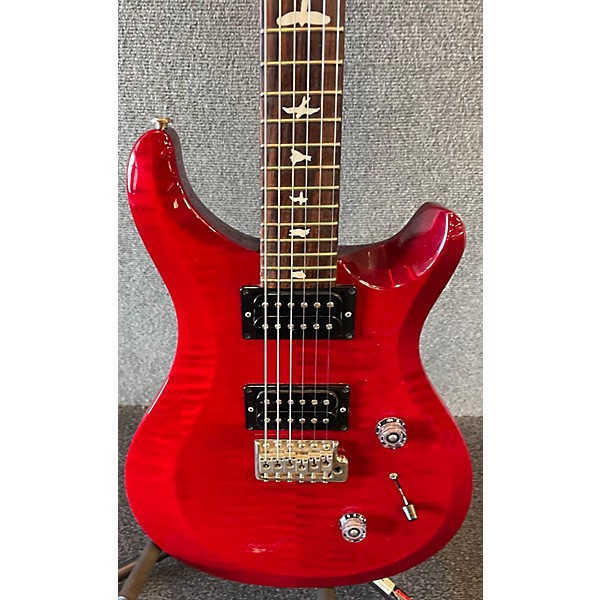 Used PRS Used PRS S2 Custom 24 Crimson Red Trans Solid Body Electric Guitar