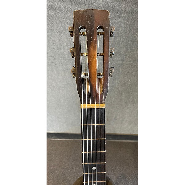 Vintage Vintage 1940s Beare & Sons Parlor Acoustic Vintage Sunburst Acoustic Guitar