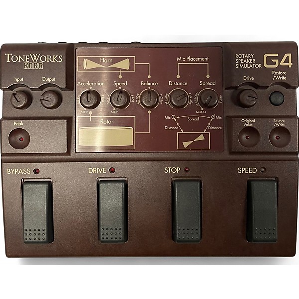 Used KORG Toneworks G4 Rotary Speaker Simulator Effect Pedal | Guitar Center