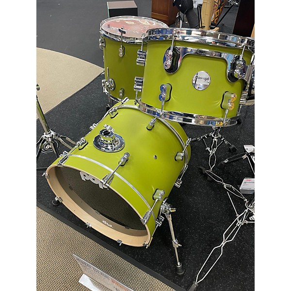 Used PDP by DW Used PDP By DW 3 piece Concept Series Satin Olive Drum Kit