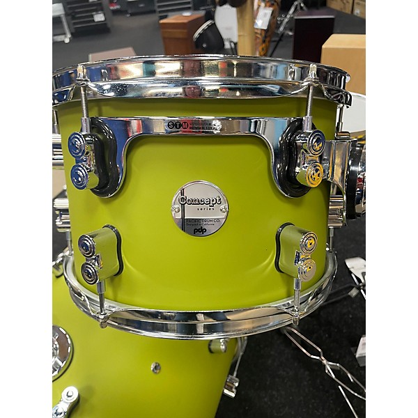 Used PDP by DW Used PDP By DW 3 piece Concept Series Satin Olive Drum Kit