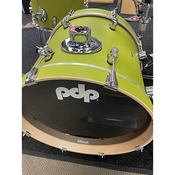 Used PDP by DW Used PDP By DW 3 piece Concept Series Satin Olive Drum Kit