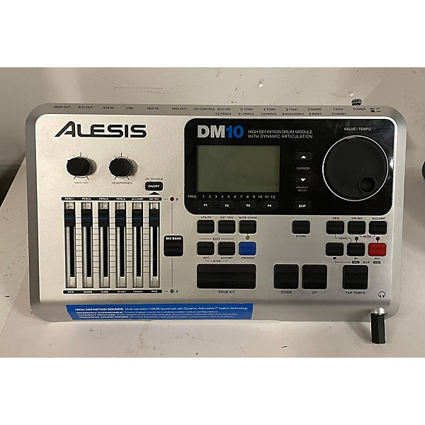 Used Alesis DM10X 6-Piece Kit Electric Drum Set