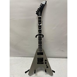 Used Gibson Dave Mustaine Flying V EXP Metallic Silver Solid Body Electric Guitar