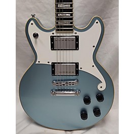 Used D'Angelico Used D'Angelico Premier Brighton Ice Blue Metallic Solid Body Electric Guitar