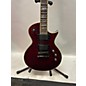 Used ESP Used ESP EC1000QM Black Cherry Solid Body Electric Guitar