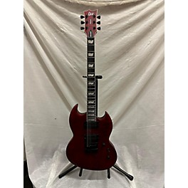 Used ESP Ltd Viper Deluxe 1000et Trans Red Solid Body Electric Guitar