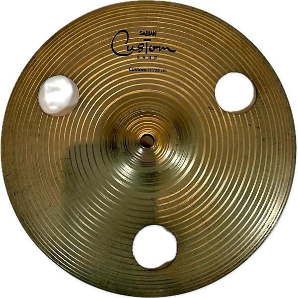 Used SABIAN 11in CUSTOM SHOP CUSTOM 11" Cymbal