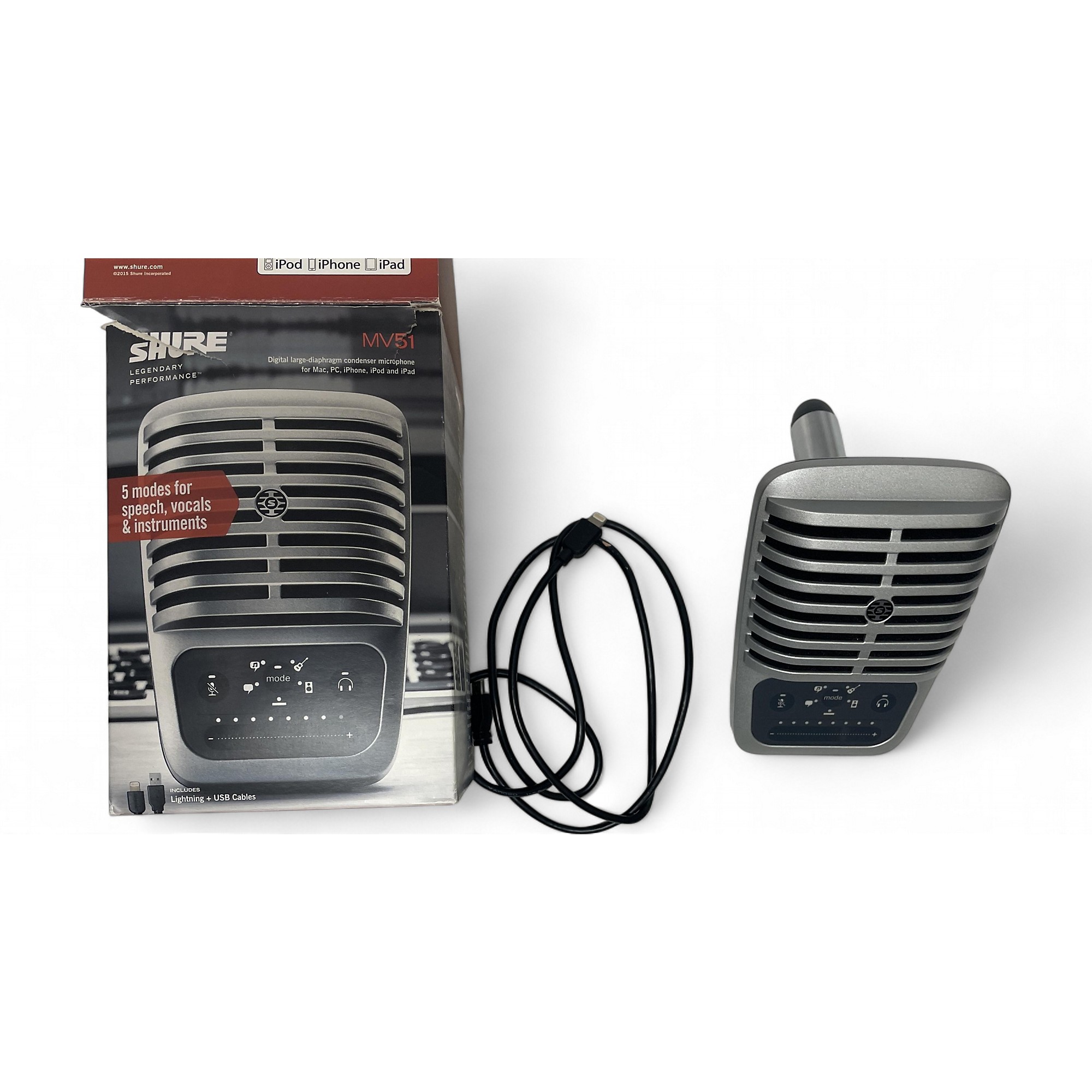 Used Shure Used Shure MV51 Condenser Microphone | Guitar Center 