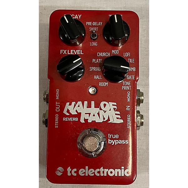 Used TC Electronic Used TC Electronic Hall Of Fame Reverb Effect Pedal