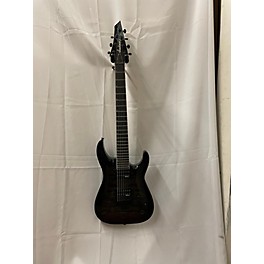 Used Jackson Used Jackson JS22Q-7 Trans Black Solid Body Electric Guitar