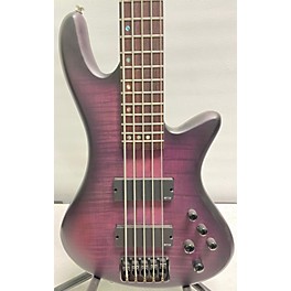 Used Schecter Guitar Research Used Schecter Guitar Research Stiletto Studio 5 String Purple Burst Electric Bass Guitar