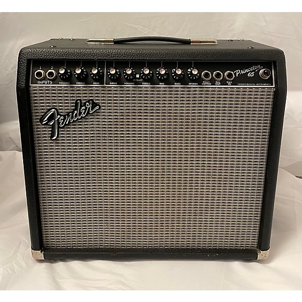 Used Fender Princeton 65 1x12 15W Tube Guitar Combo Amp