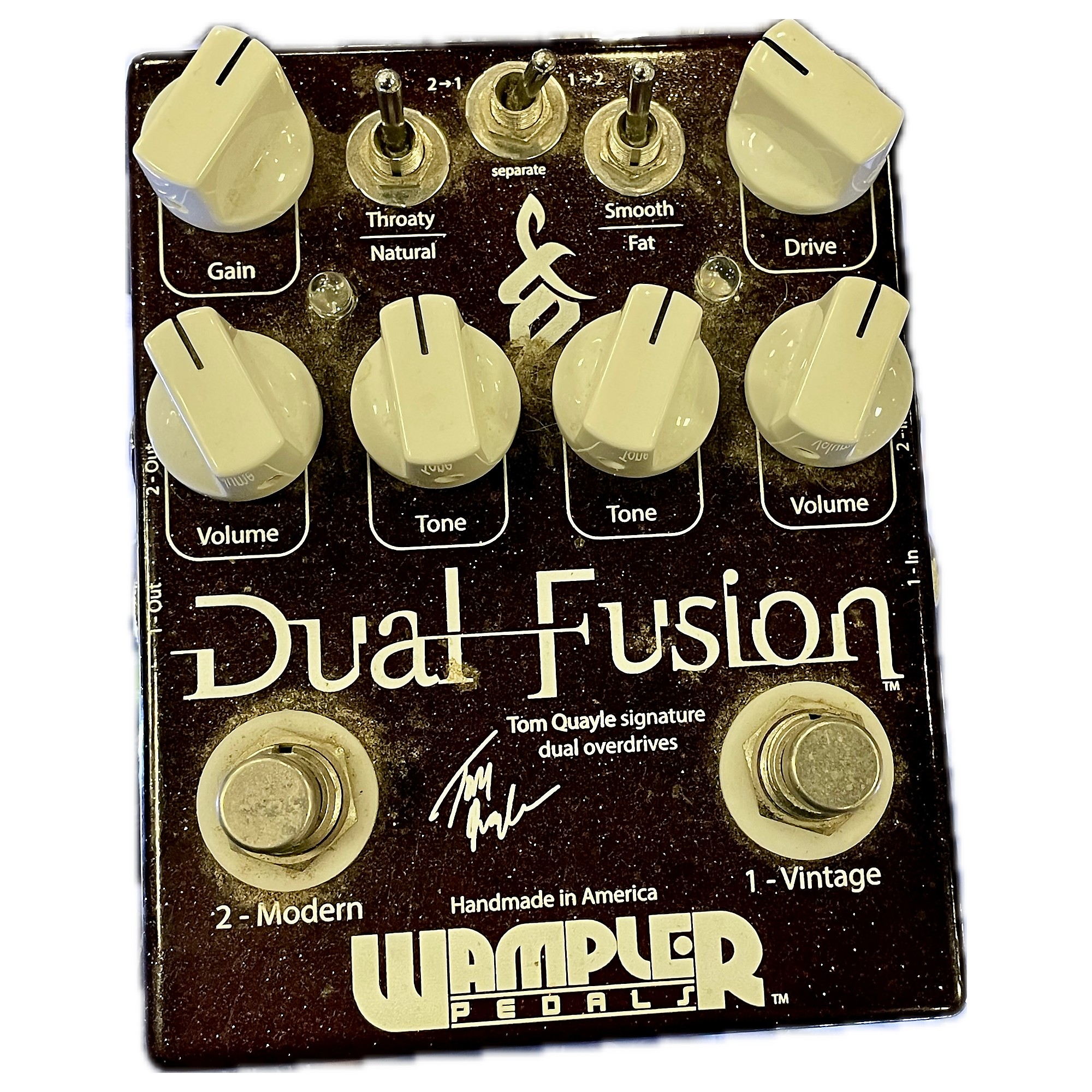 Used Wampler Used Wampler Dual Fusion Tom Quayle Signature Overdrive Effect  Pedal | Guitar Center