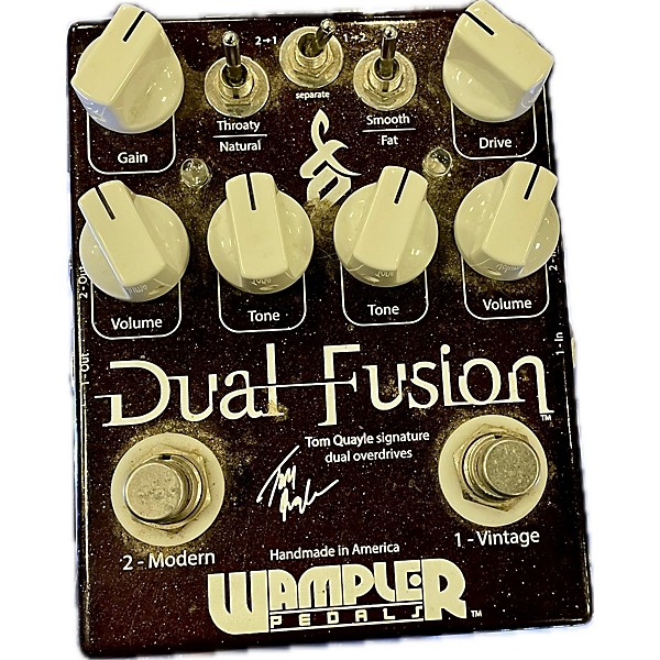 Used Wampler Used Wampler Dual Fusion Tom Quayle Signature Overdrive Effect Pedal