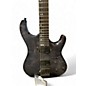 Used Harley Benton Dullahan AT24 Trans Black Solid Body Electric Guitar