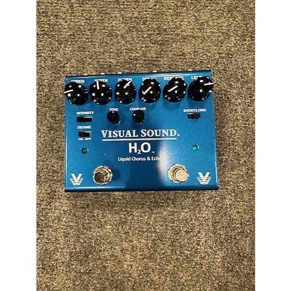 Used Visual Sound V3H2O V3 H2O Liquid Chorus Echo Effect Processor